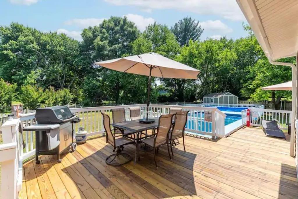 Lrge 5 Bedroom 9 Beds Near Dc-Pool, Hot Tub, Gym, Game Rm, Fire Pit Bowie Buitenkant foto