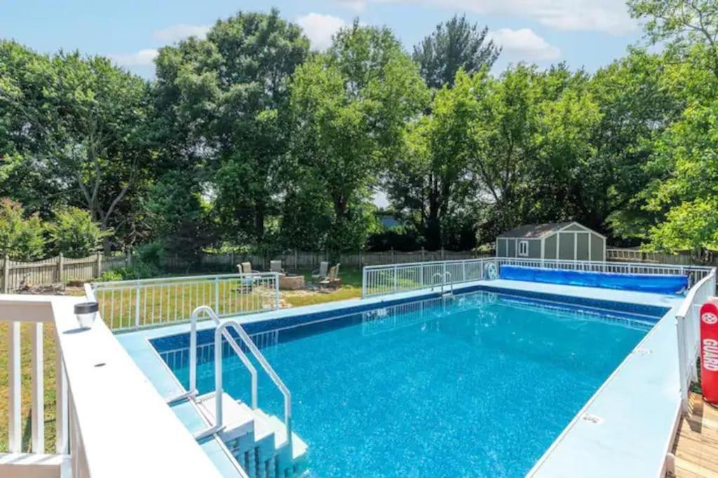 Lrge 5 Bedroom 9 Beds Near Dc-Pool, Hot Tub, Gym, Game Rm, Fire Pit Bowie Buitenkant foto
