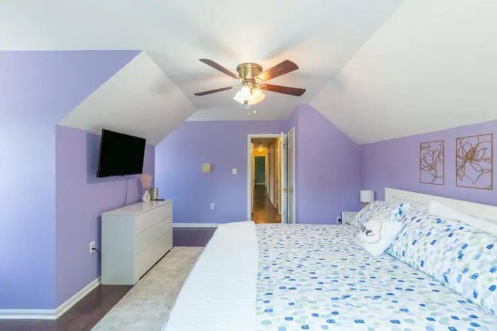 Lrge 5 Bedroom 9 Beds Near Dc-Pool, Hot Tub, Gym, Game Rm, Fire Pit Bowie Buitenkant foto